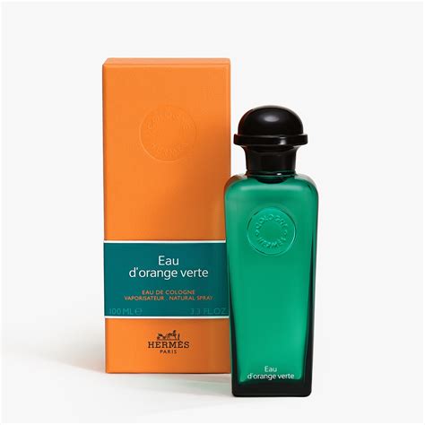 hermes paris perfume eau d'orange verte fur manner|hermes orange verte bottle.